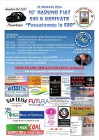 Raduno Fiat 500 e derivate 26 maggio a Osimo (AN)